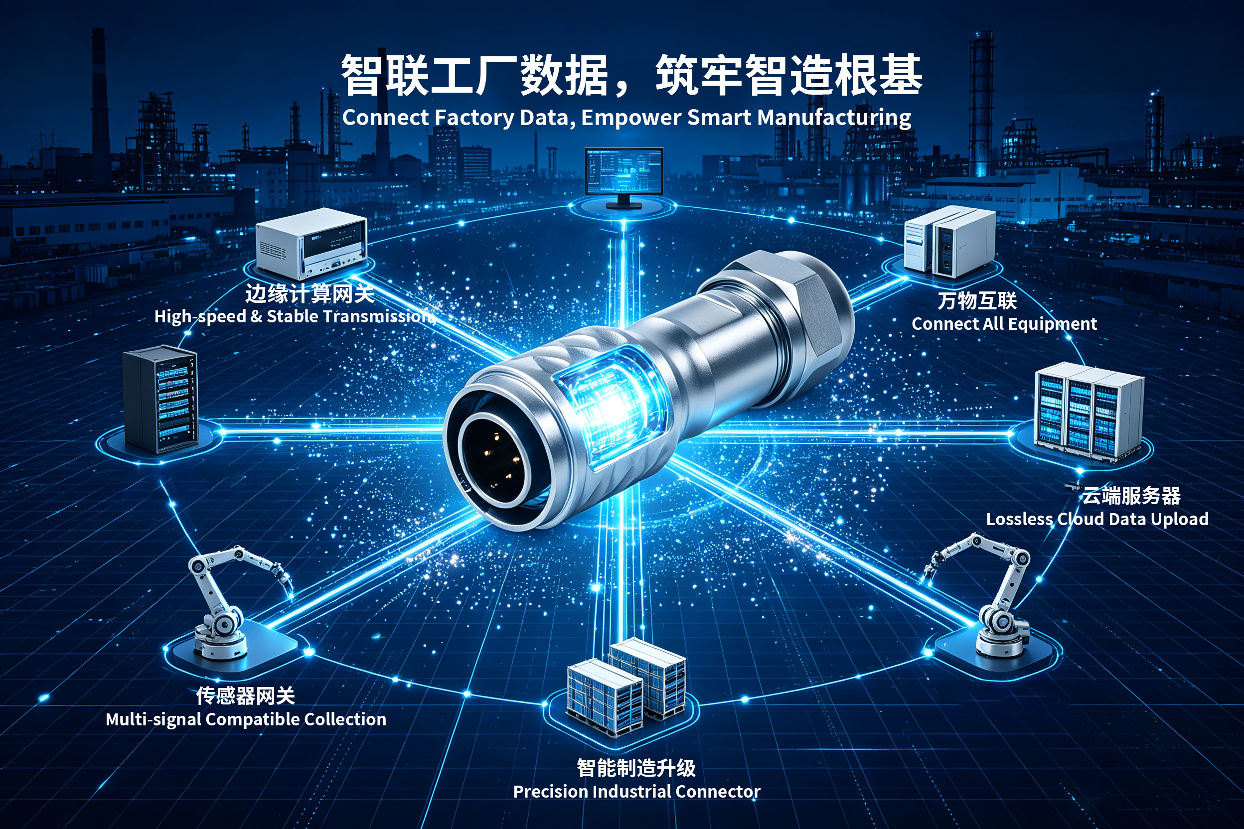 航空插头，防水航空插头，重载连接器，圆形连接器
