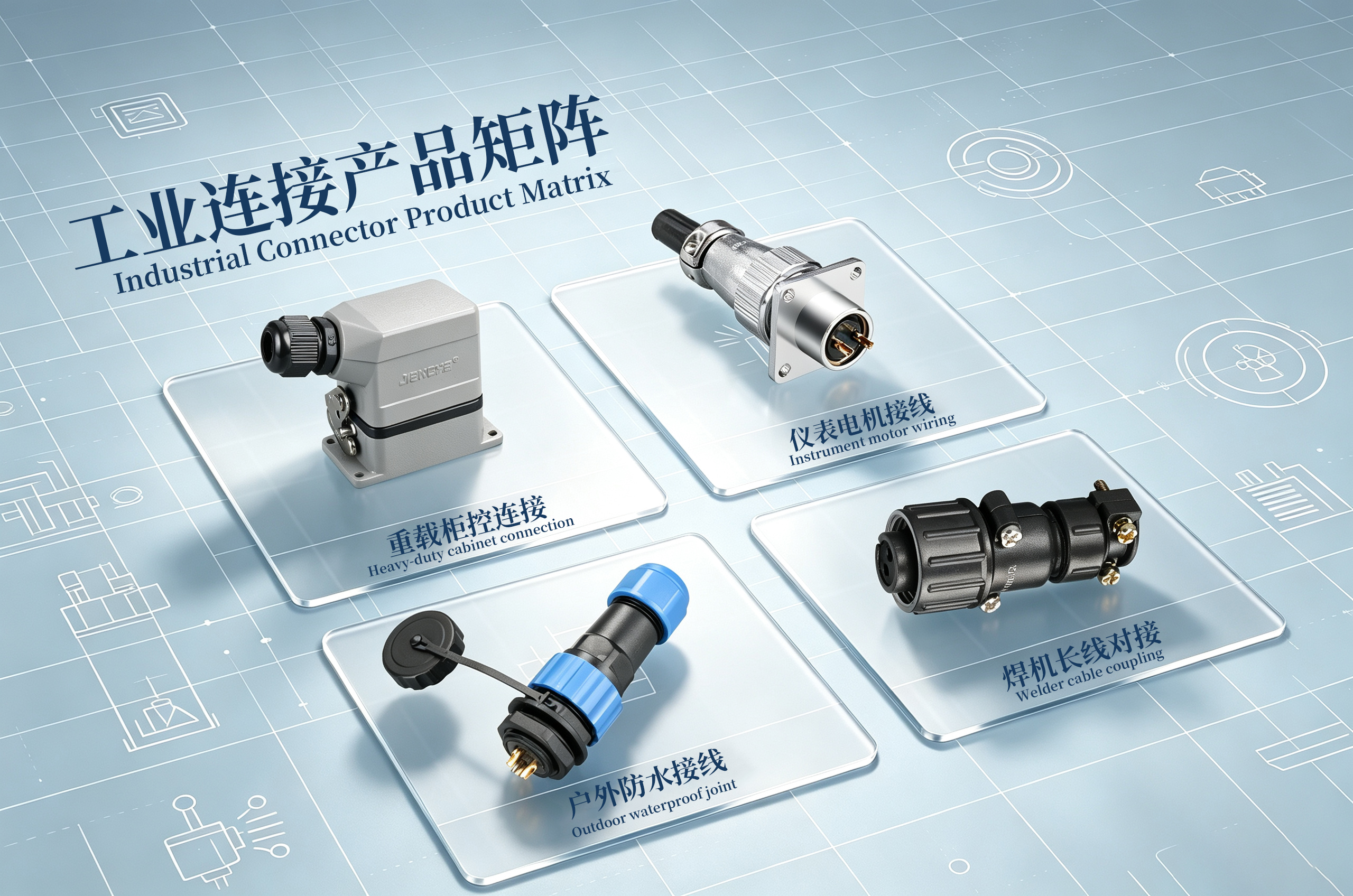 航空插头，防水航空插头，重载连接器，圆形连接器